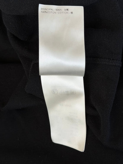 Louis Vuitton Black & White Pin Logo Embroidered T-Shirt