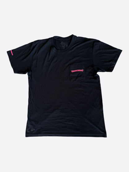 Chrome Hearts Black & Pink Logo T-Shirt