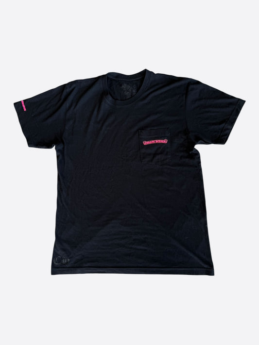 Chrome Hearts Black & Pink Logo T-Shirt