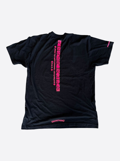 Chrome Hearts Black & Pink Logo T-Shirt