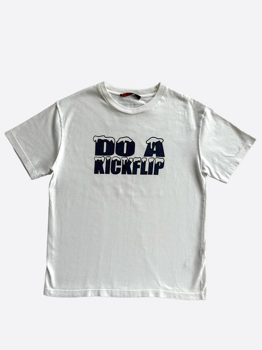 Louis Vuitton White Do A Kickflip T-Shirt