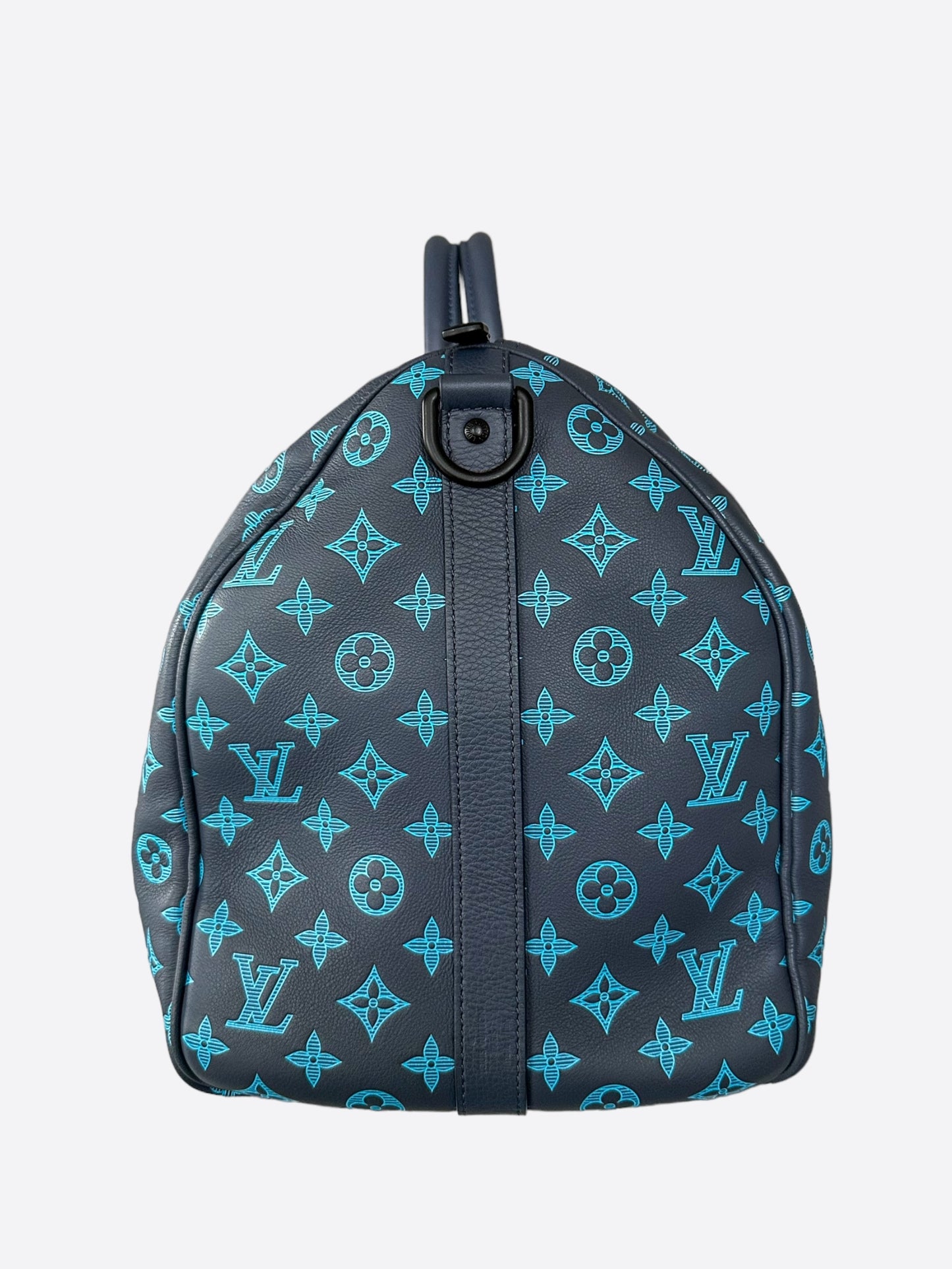 Louis Vuitton Blue Monogram Keepall 50