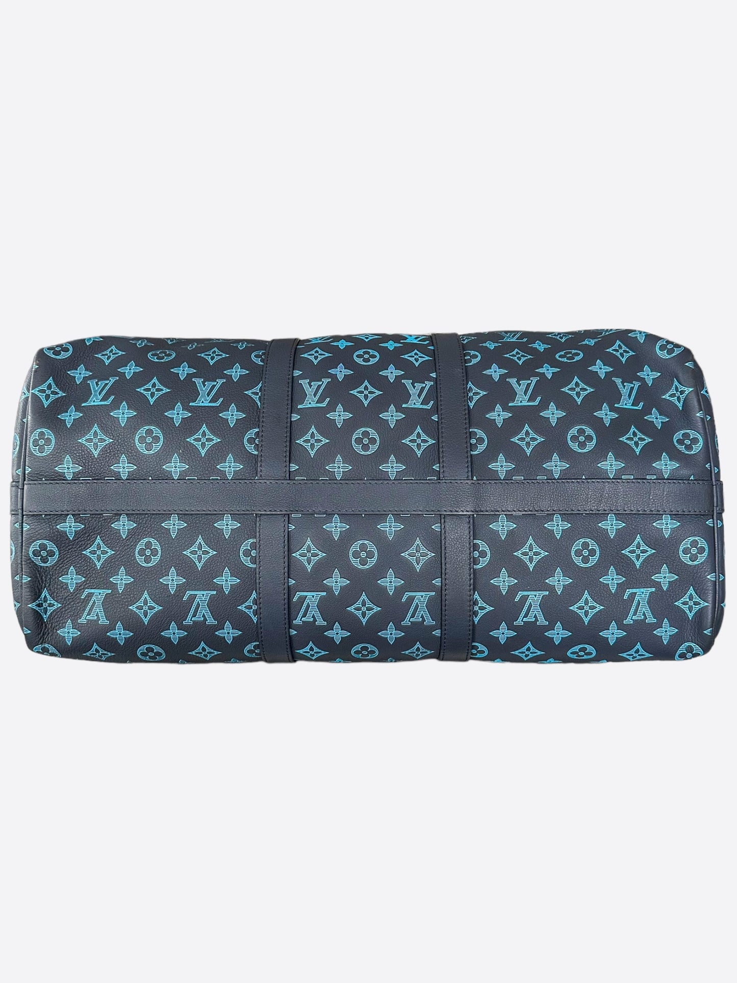 Louis Vuitton Blue Monogram Keepall 50