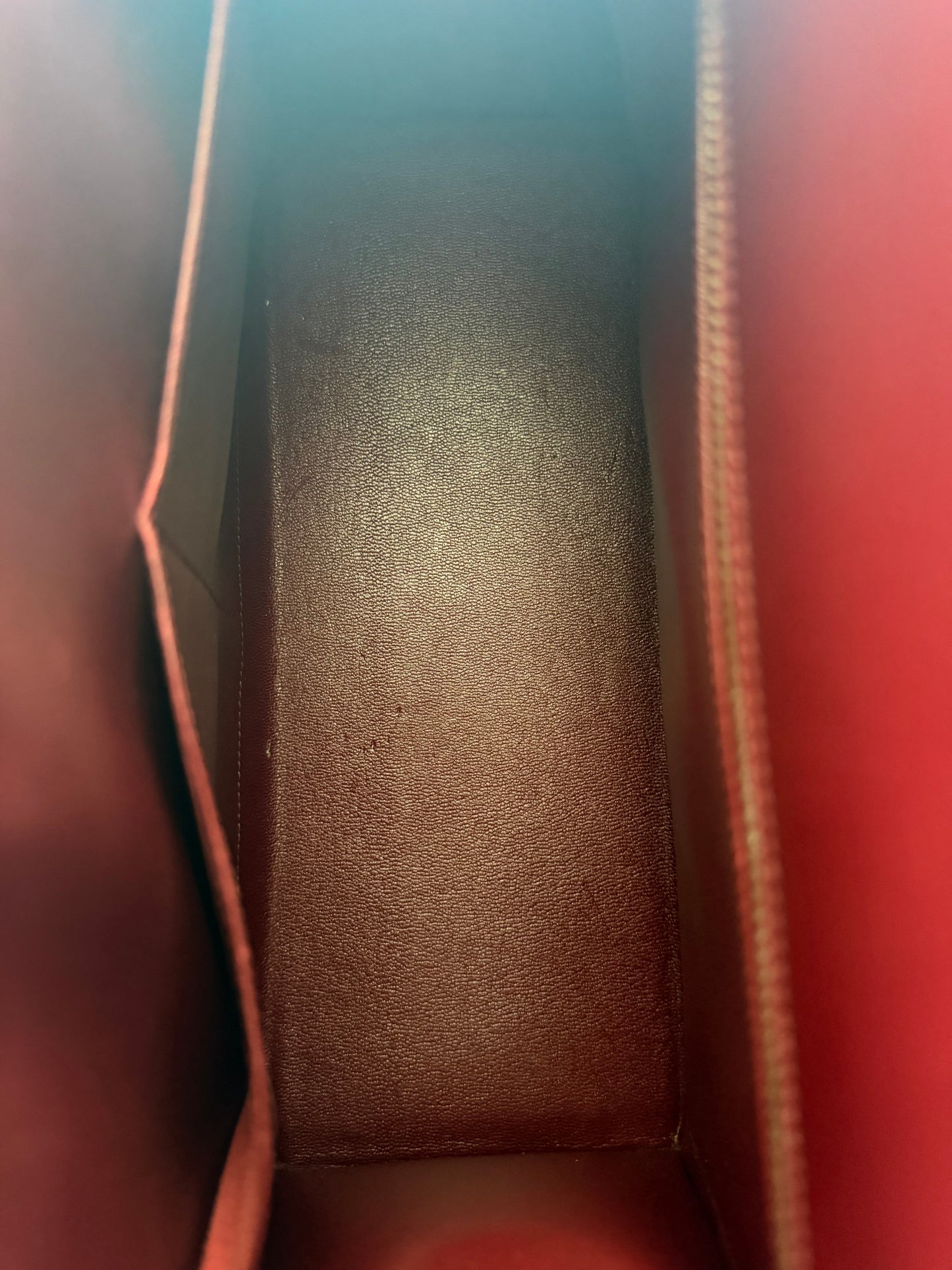 Hermes Red Box Leather & Gold Hardware Kelly 28