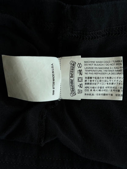 Chrome Hearts Black & White USA Triple Cross Logo T-Shirt