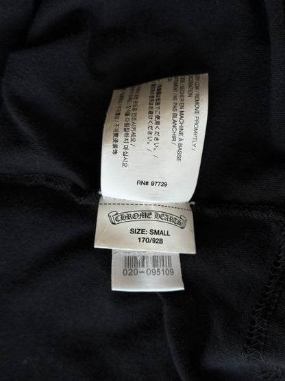 Chrome Hearts Black & White USA Triple Cross Logo T-Shirt