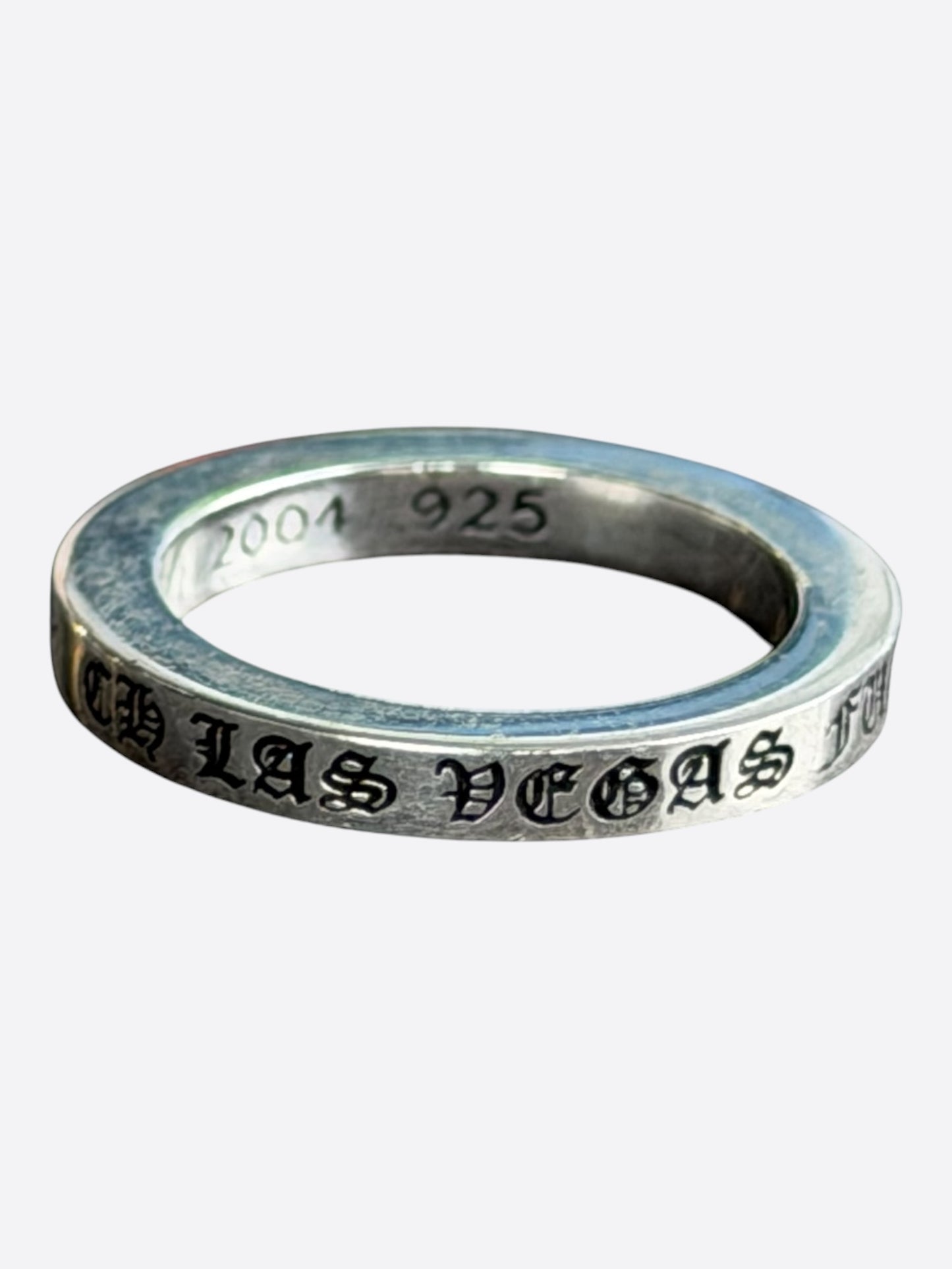 Chrome Hearts Silver Las Vegas Spacer Ring
