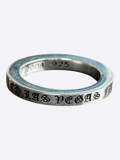 Chrome Hearts Silver Las Vegas Spacer Ring