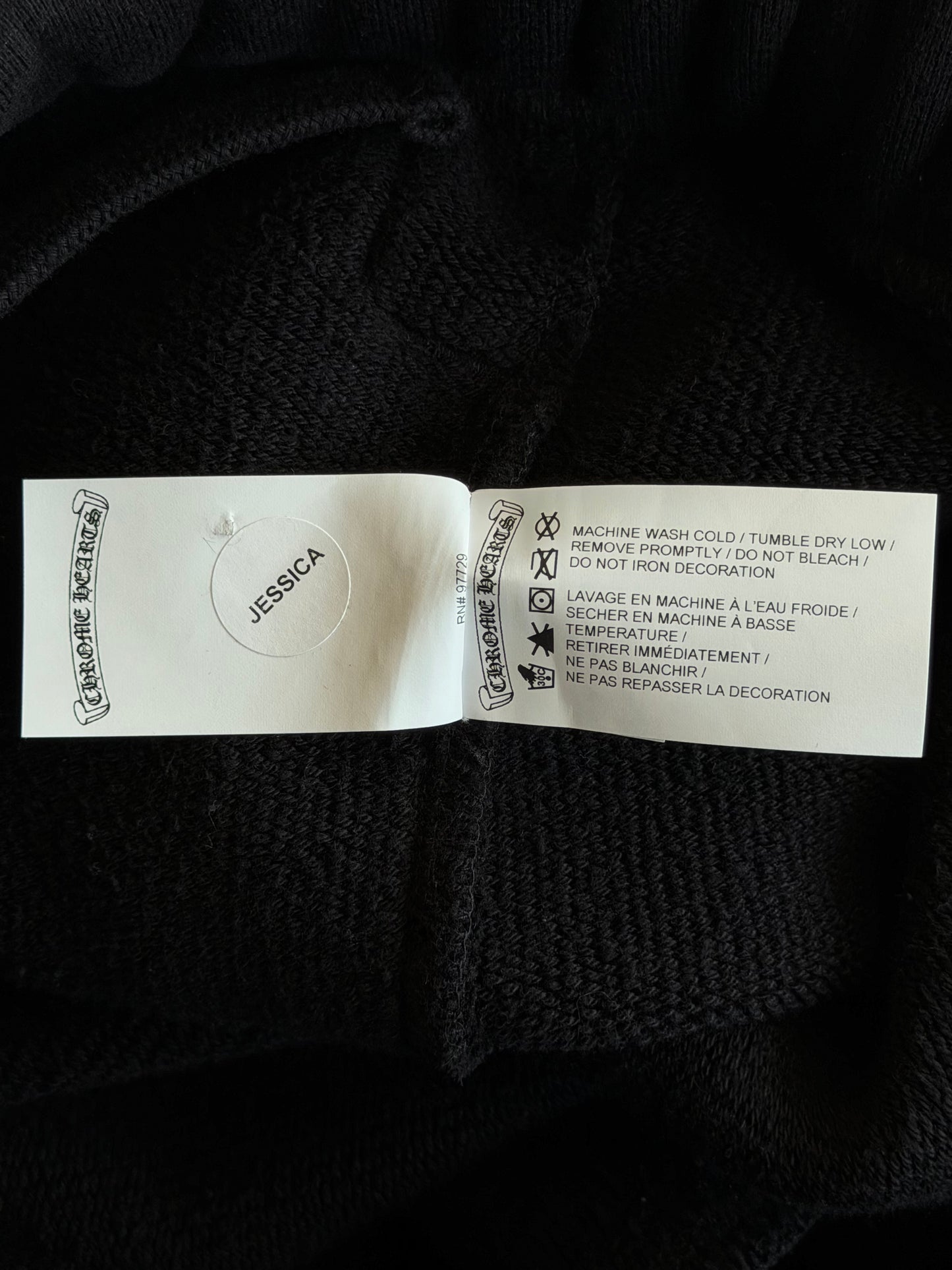 Chrome Hearts Black CH Logo Embroidered Shorts