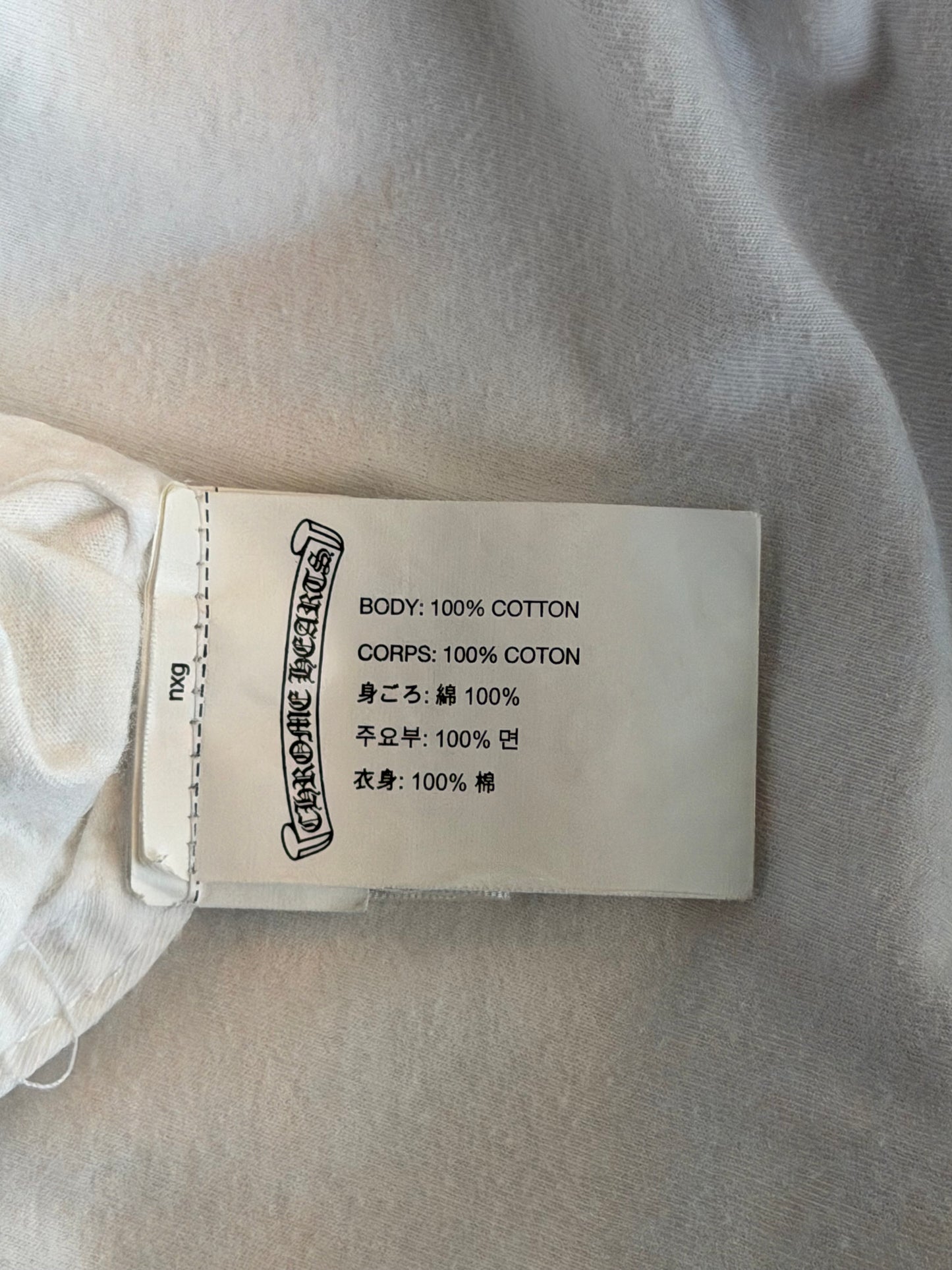 Chrome Hearts White & Black Foti Graphic T-Shirt