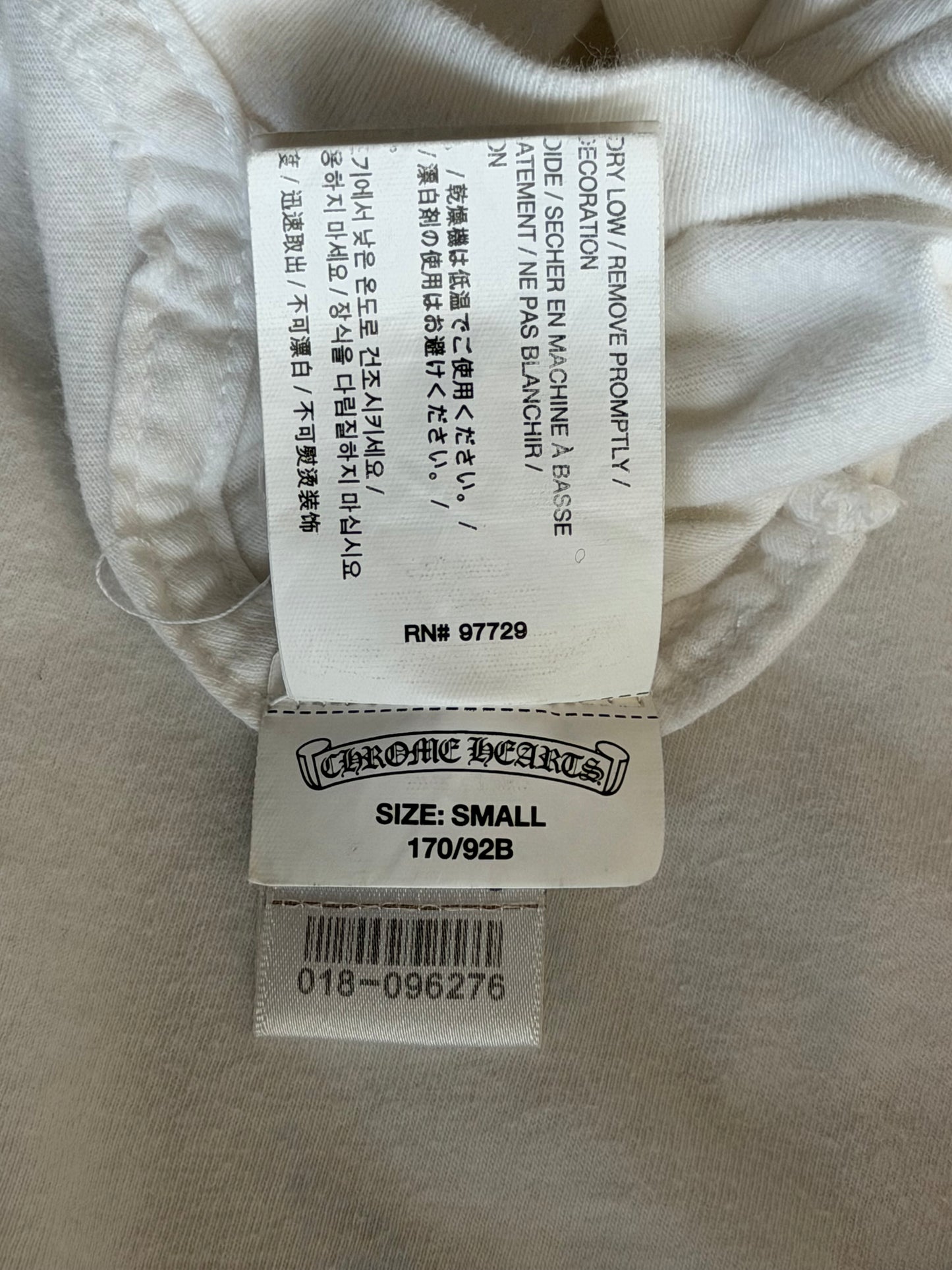Chrome Hearts White & Black Foti Graphic T-Shirt