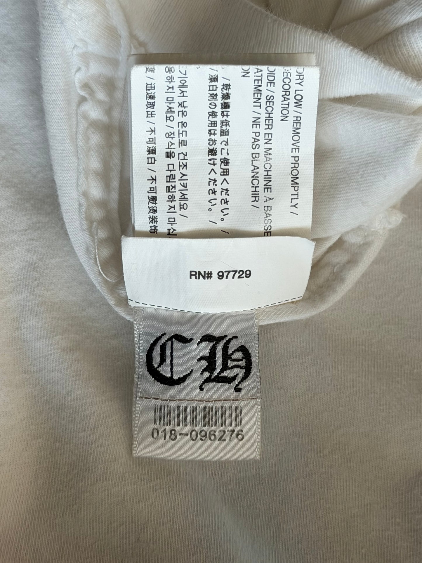 Chrome Hearts White & Black Foti Graphic T-Shirt