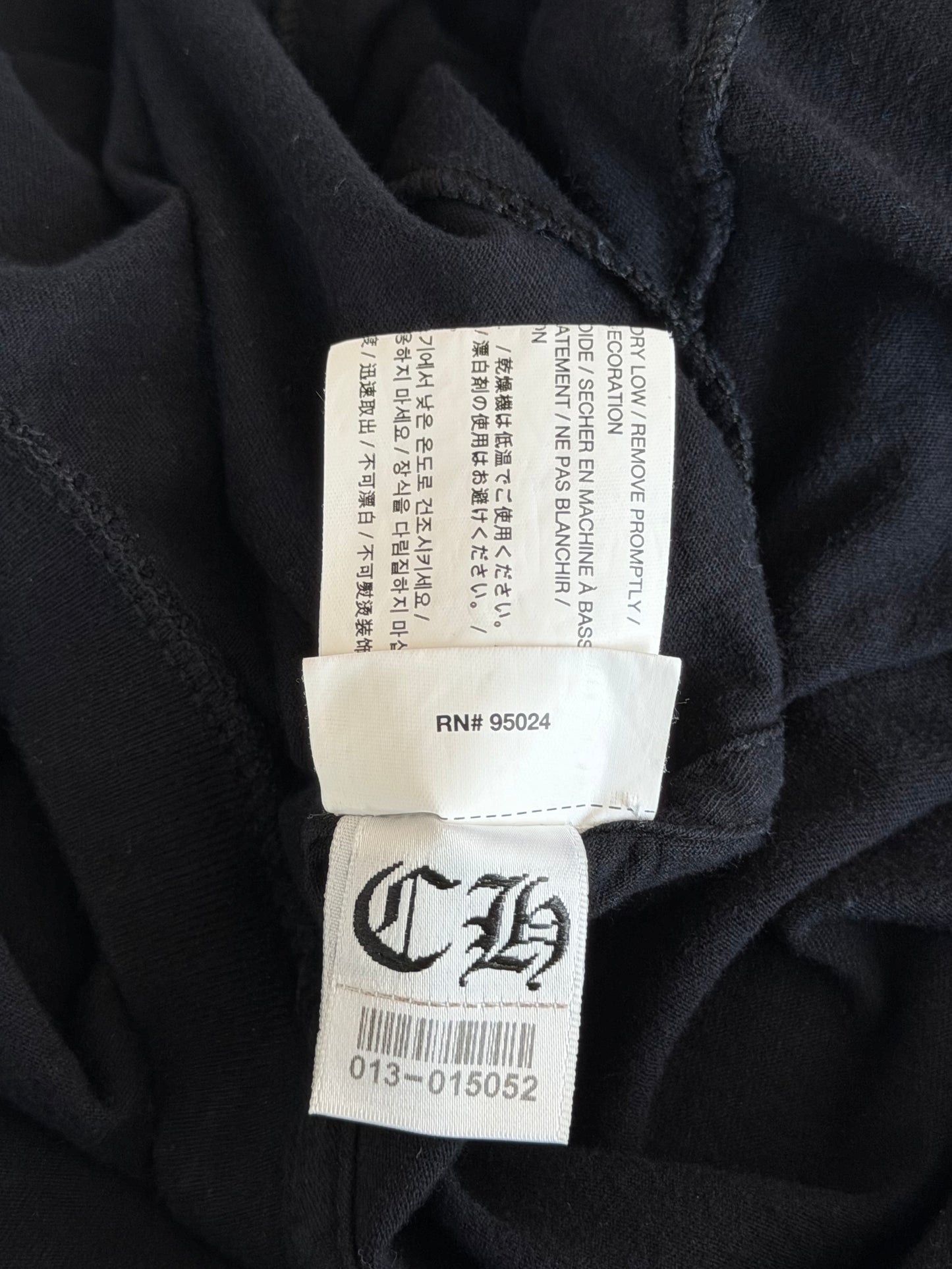 Chrome Hearts Black & White Foti Graphic T-Shirt