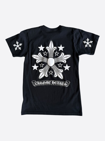 Chrome Hearts Black & White Star Graphic T-Shirt