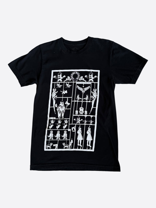 Chrome Hearts Black & White Foti Graphic T-Shirt