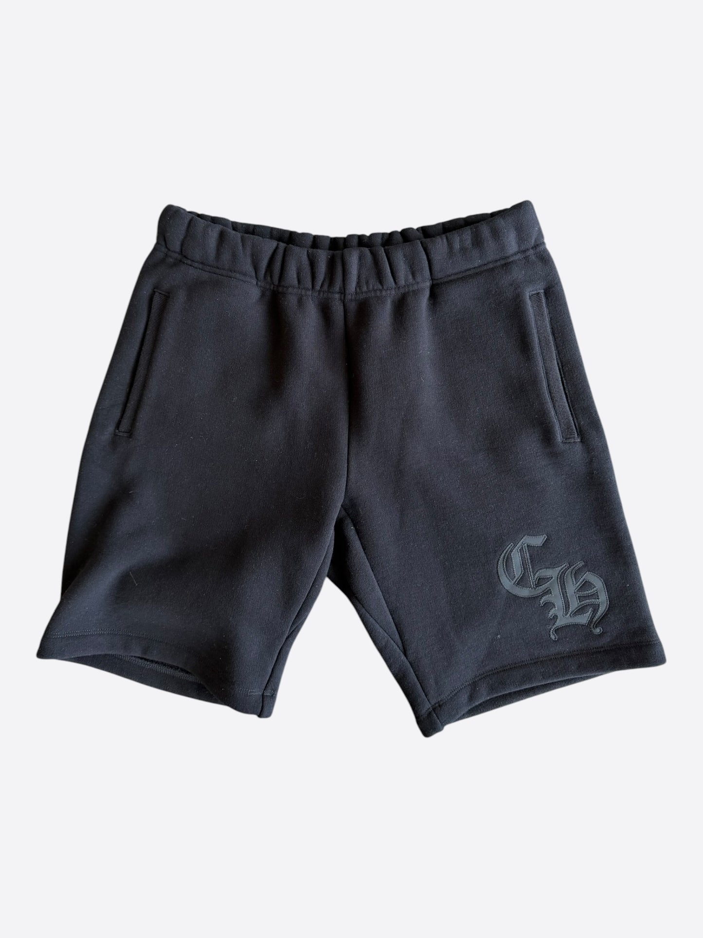 Chrome Hearts Black CH Logo Embroidered Shorts