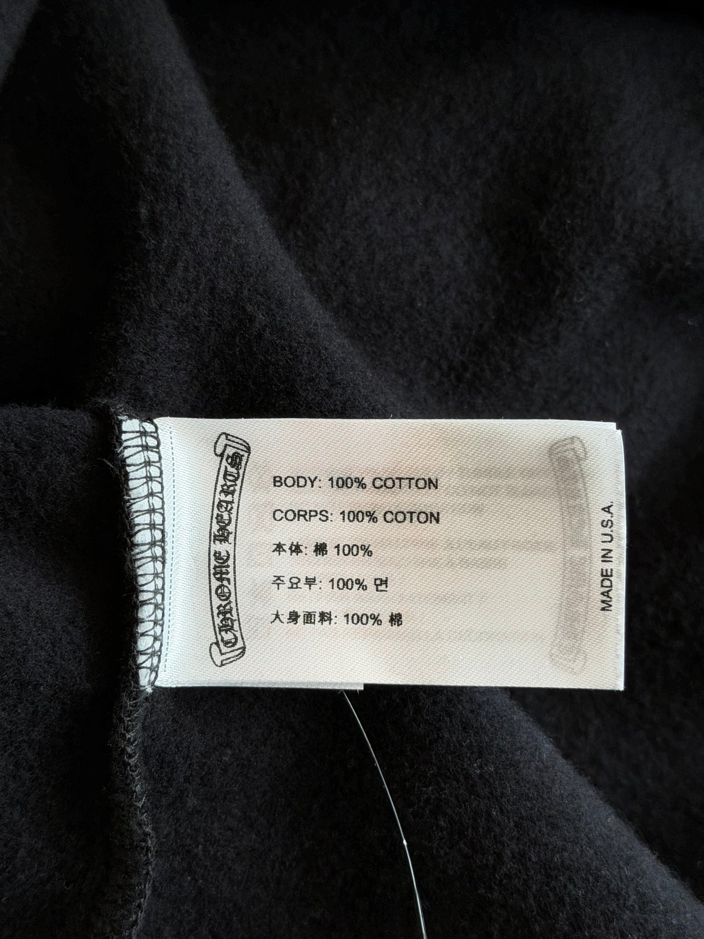 Chrome Hearts Black & Pink Foti Graphic Hoodie