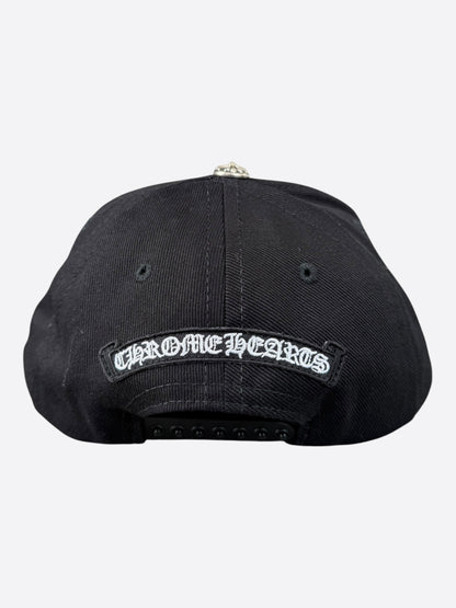 Chrome Hearts Black & White Horseshoe Logo Hat