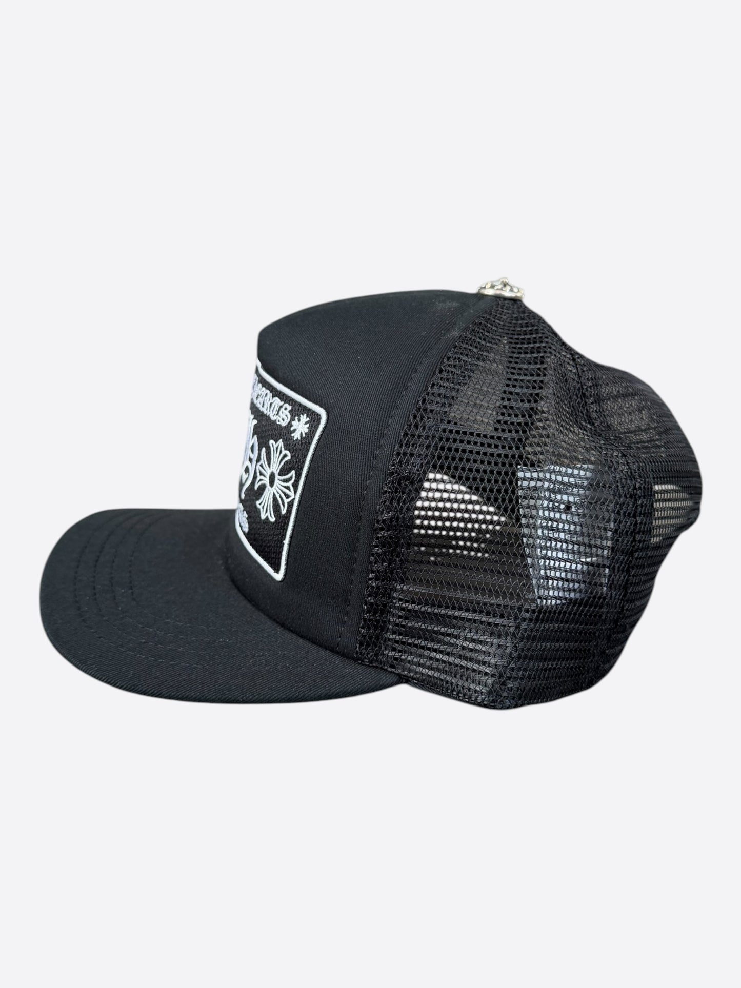 Chrome Hearts Black & White Las Vegas Trucker Hat