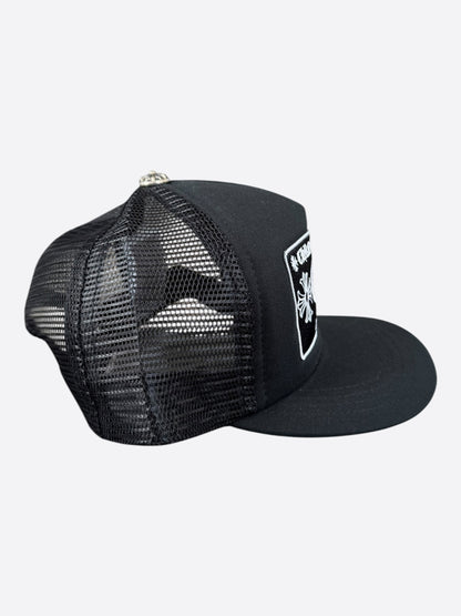 Chrome Hearts Black & White Las Vegas Trucker Hat