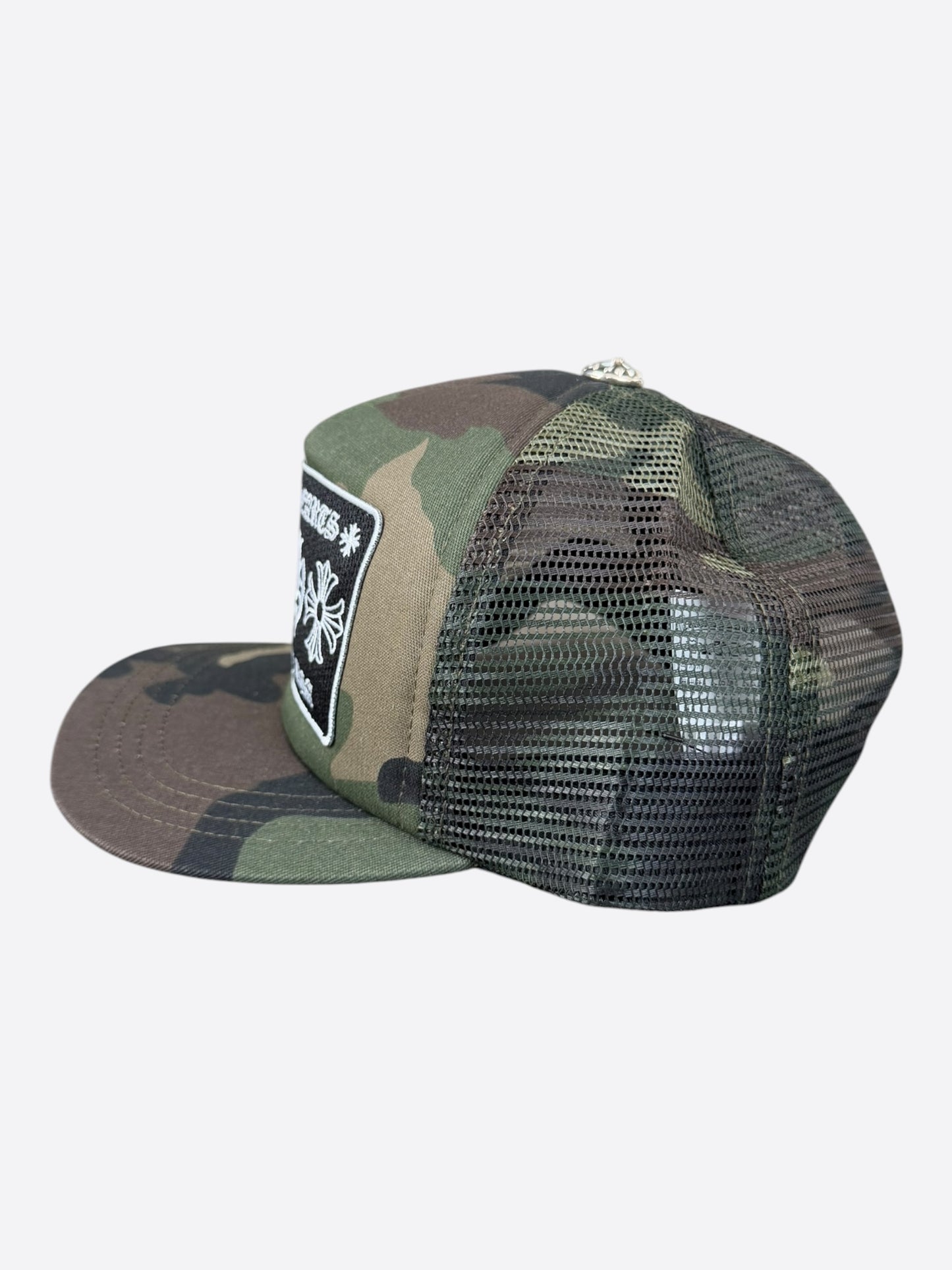 Chrome Hearts Green Camouflage Trucker Hat