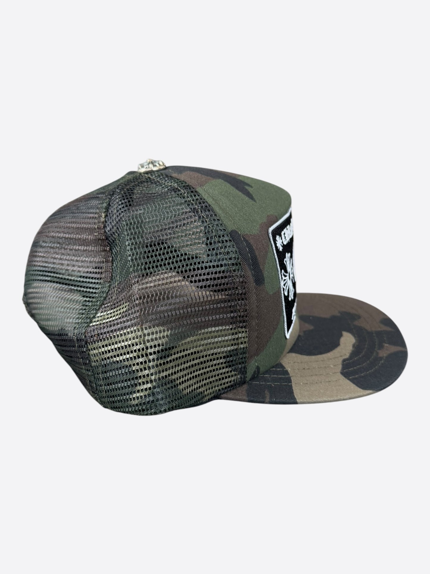Chrome Hearts Green Camouflage Trucker Hat