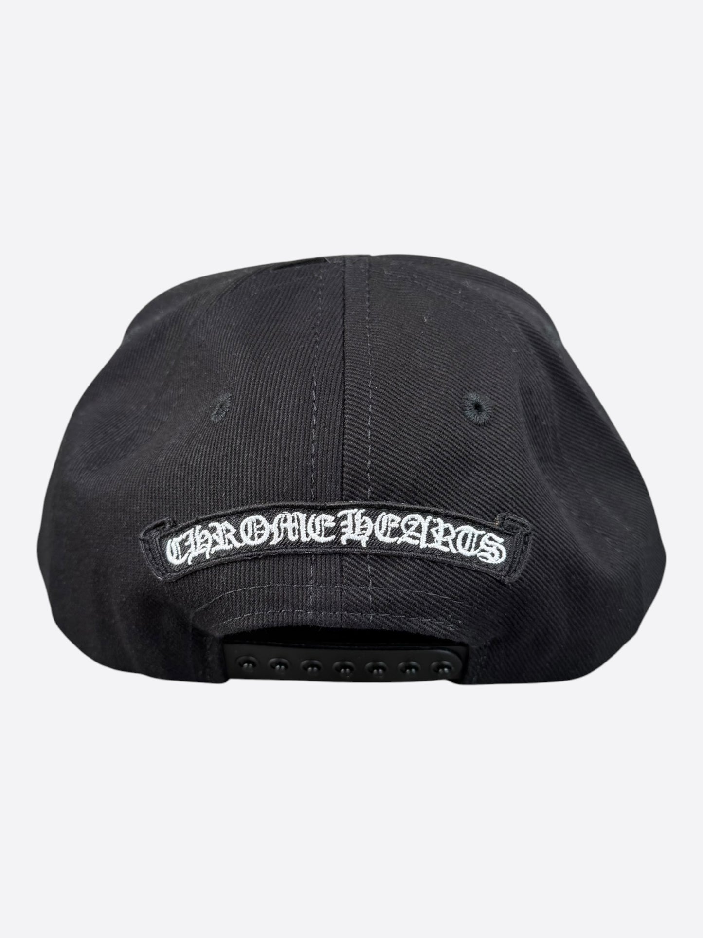 Chrome Hearts Black & White Wine Dagger Logo Hat