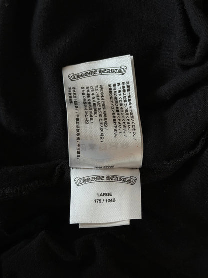 Chrome Hearts Black & White Miami Horseshoe Logo Longsleeve T-Shirt
