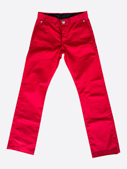 Chrome Hearts Red Chino Pants