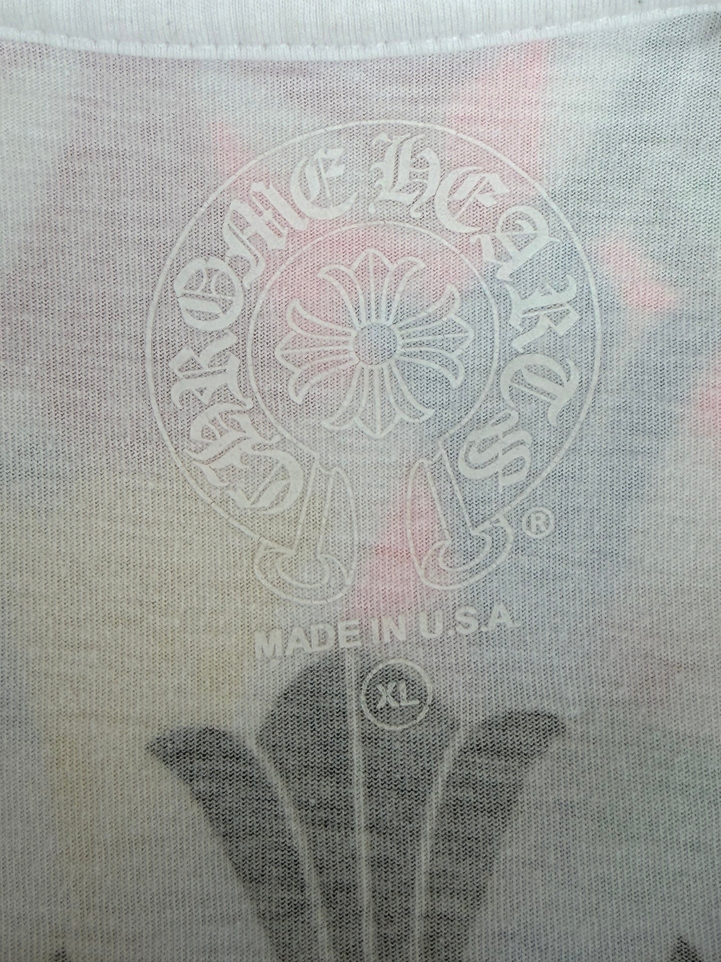 Chrome Hearts White Multicolor Cross T-Shirt
