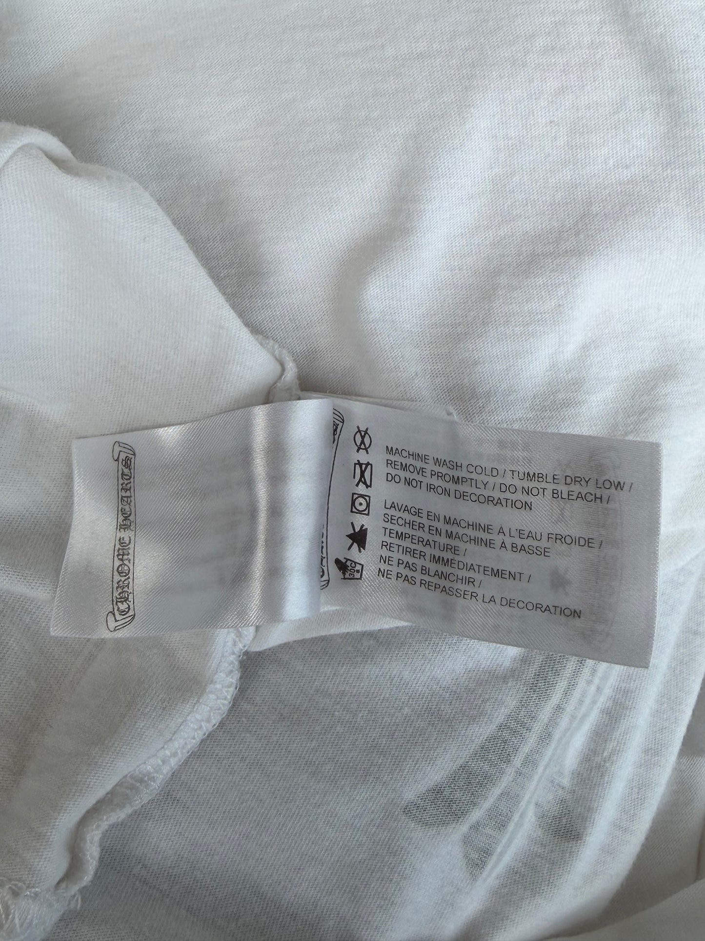 Chrome Hearts White Multicolor Cross T-Shirt