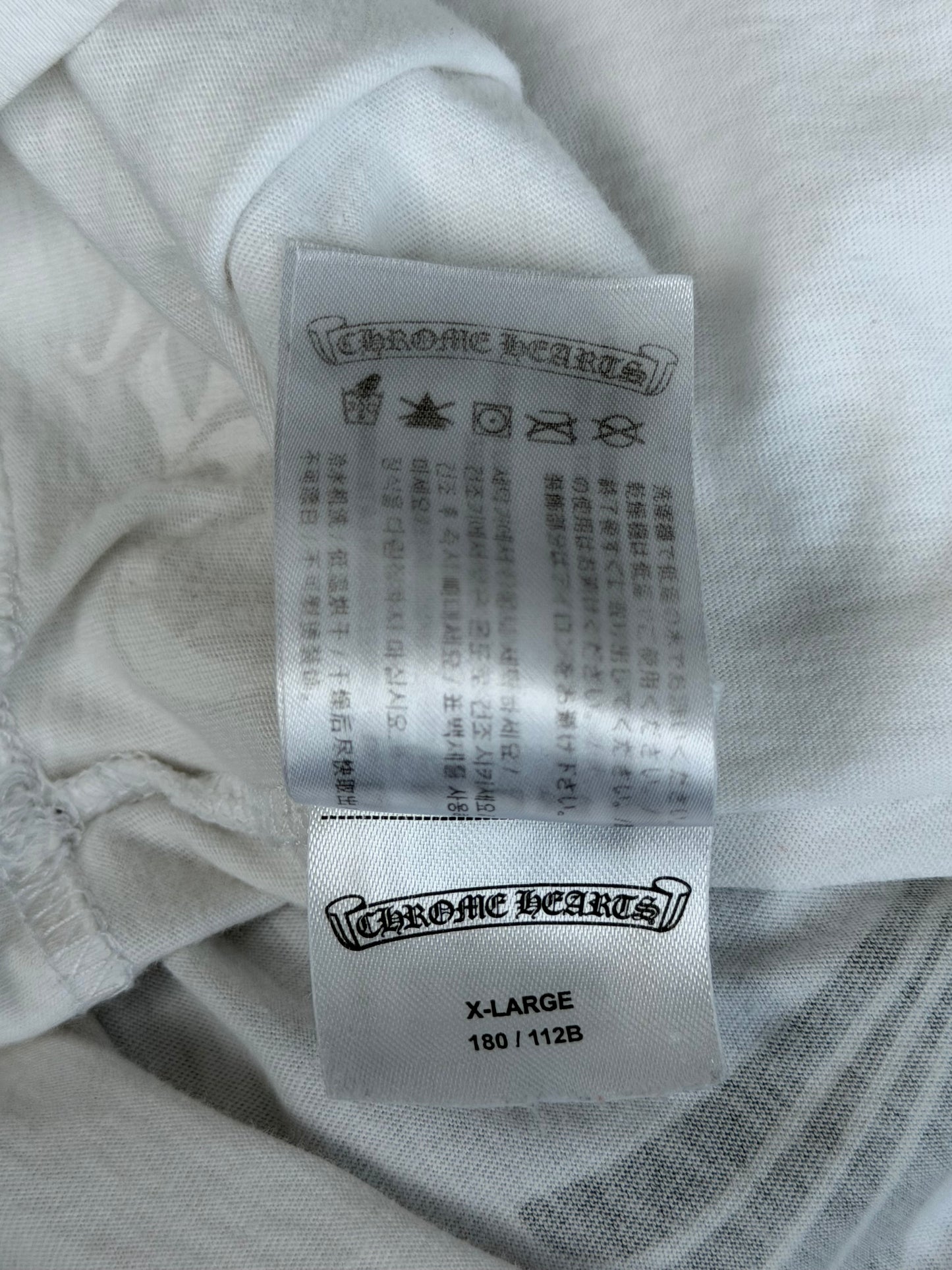Chrome Hearts White Multicolor Cross T-Shirt
