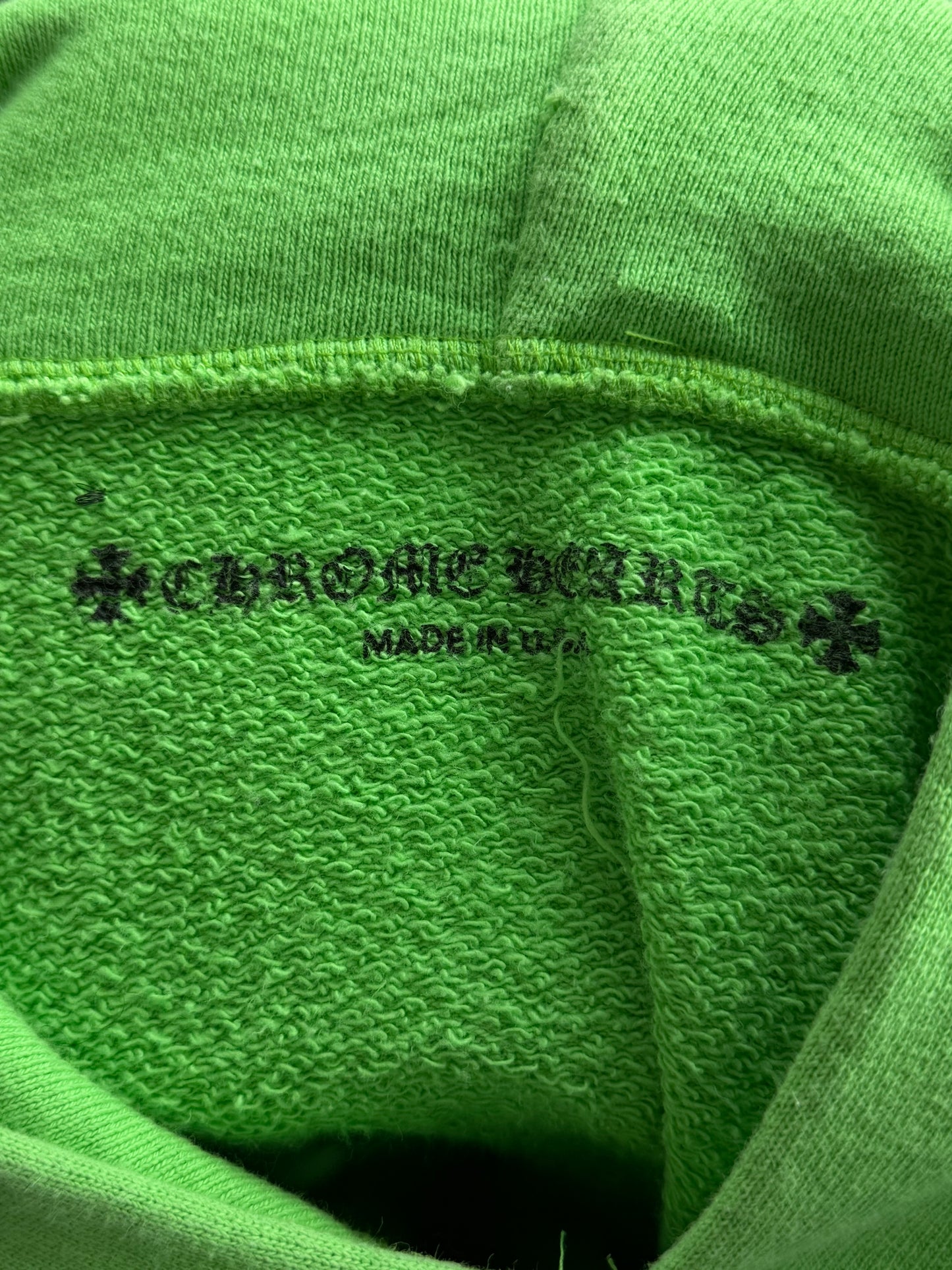 Chrome Hearts Green Sex Records Logo Hoodie