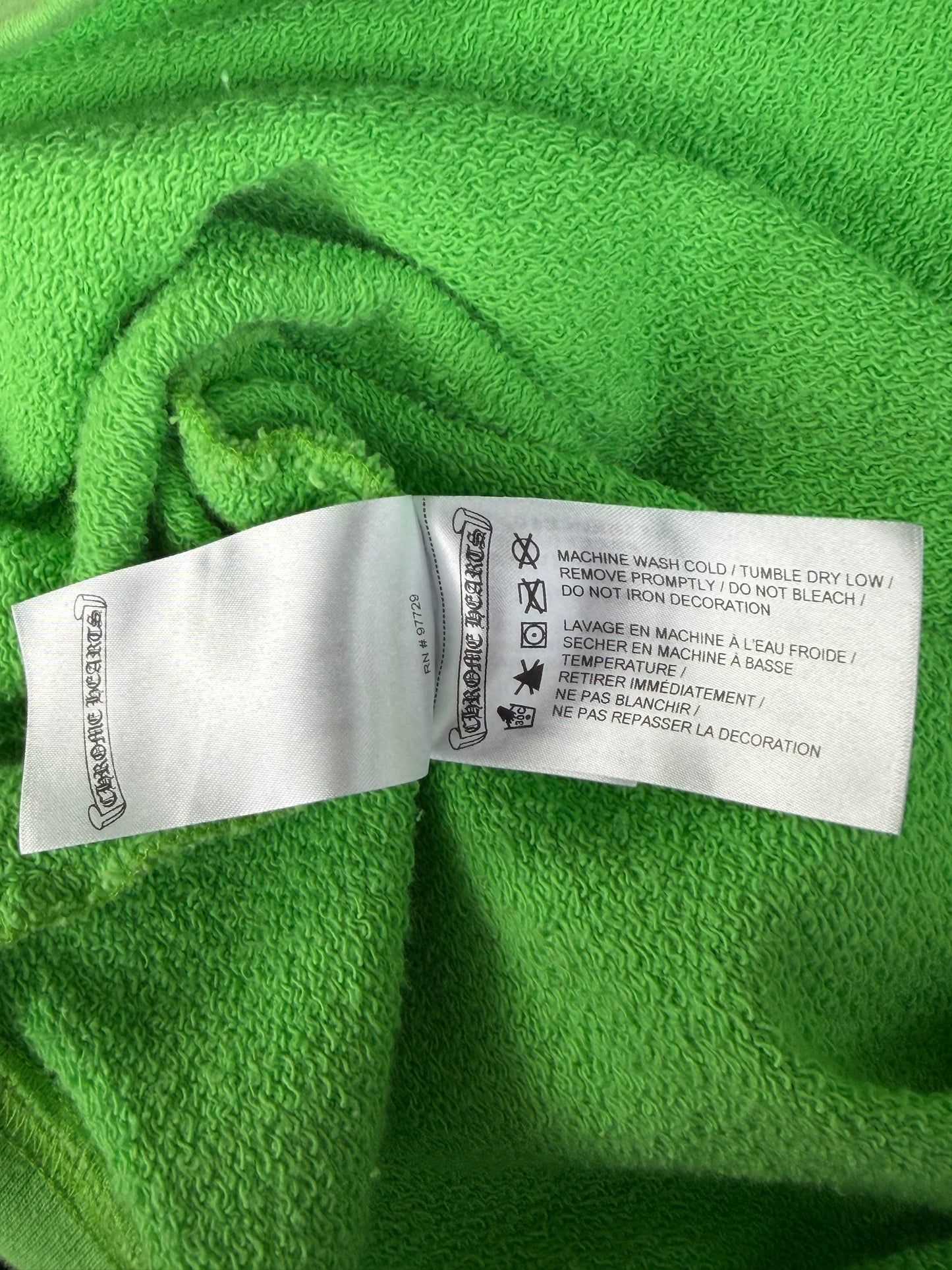 Chrome Hearts Green Sex Records Logo Hoodie