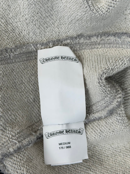 Chrome Hearts Grey & Black Cross Patch Hoodie