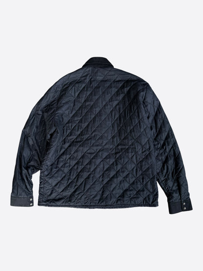 Chrome Hearts Matty Boy Black Cross Jacquard Chomper Quilted Jacket