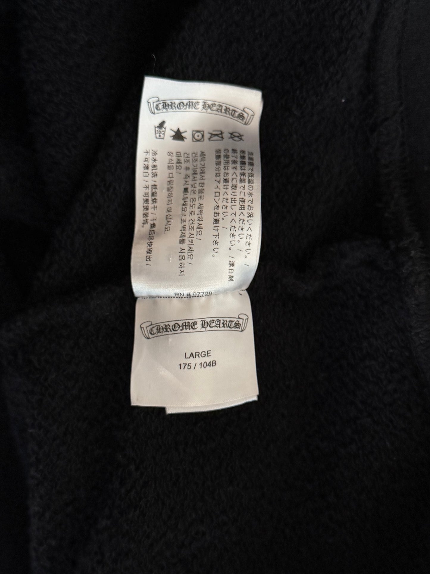 Chrome Hearts Matty Boy Black Chomper Hoodie