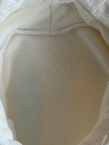 Chrome Hearts White & Silver Foil Script Logo Hoodie