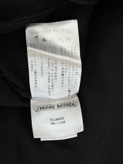 Chrome Hearts Black & Bronze Neck Logo Longsleeve T-Shirt