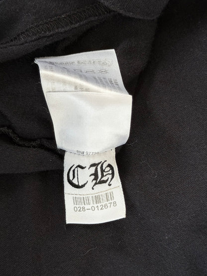 Chrome Hearts Black & Bronze Neck Logo Longsleeve T-Shirt