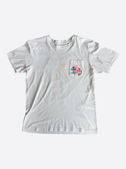 Chrome Hearts White Multicolor Cross T-Shirt
