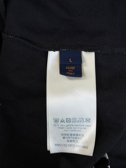 Louis Vuitton Black & White Monogram Gradient T-Shirt