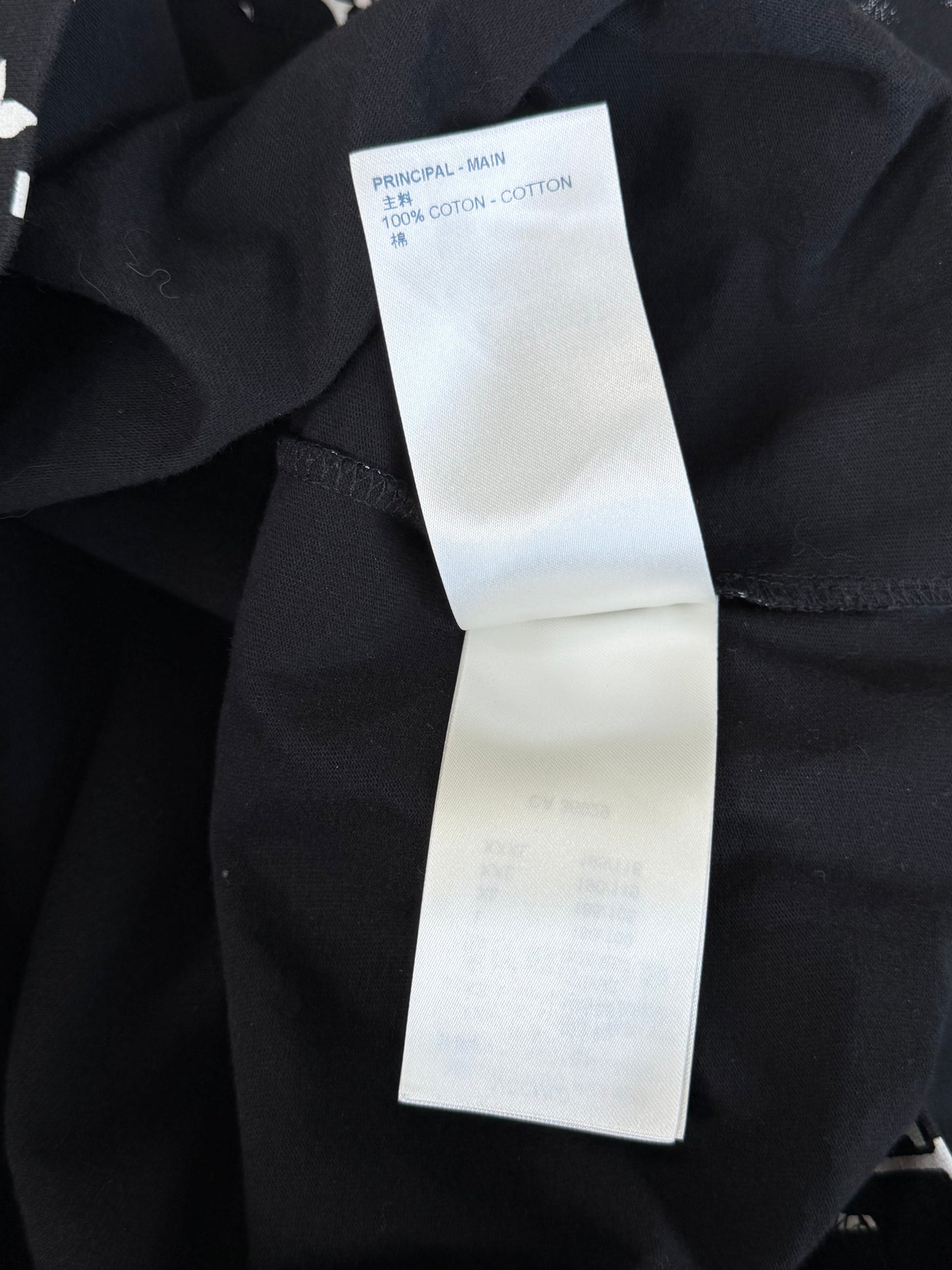 Louis Vuitton Black & White Monogram Gradient T-Shirt