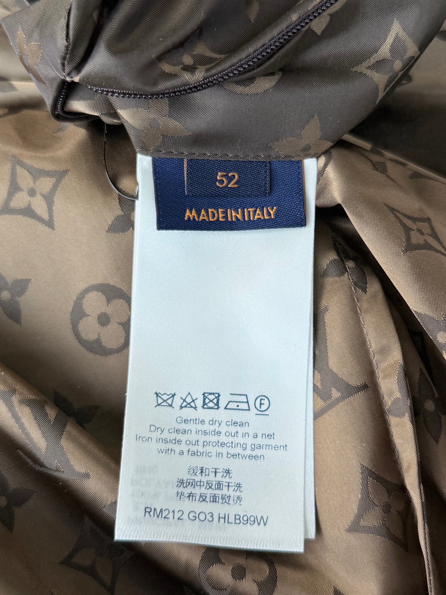 Louis Vuitton Brown Purist Vs. Tourist Windbreaker