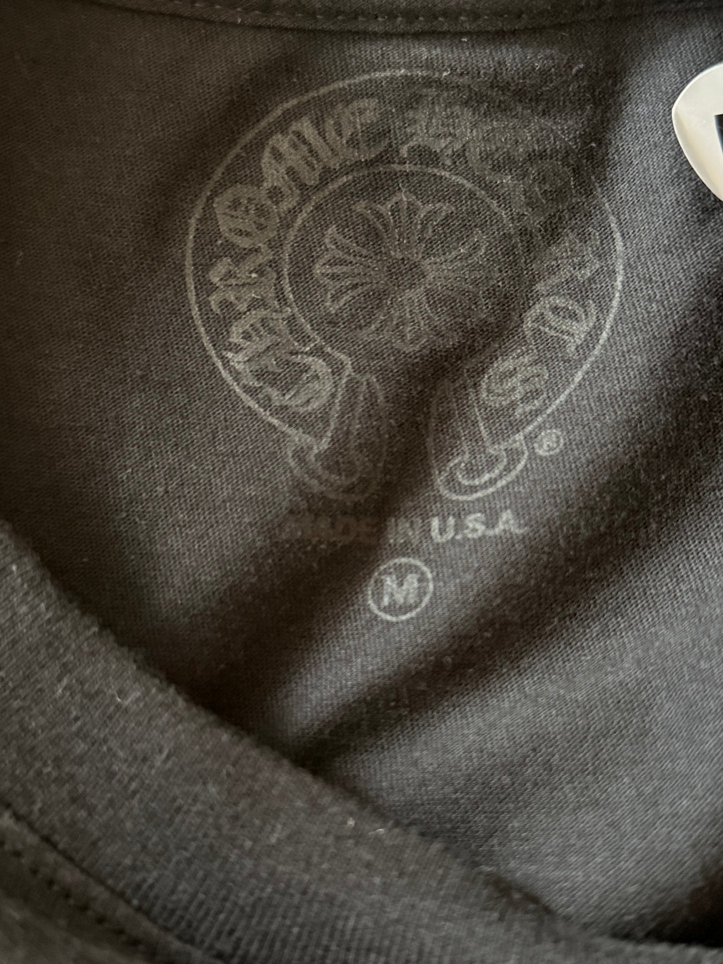 Chrome Hearts Black & Yellow Horseshoe Longsleeve T-Shirt