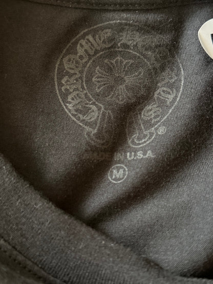 Chrome Hearts Black & Yellow Horseshoe Longsleeve T-Shirt