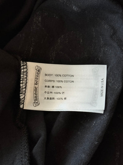 Chrome Hearts Black & Yellow Horseshoe Longsleeve T-Shirt