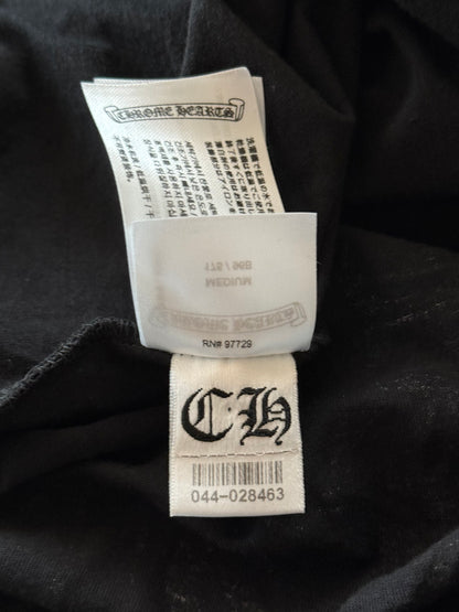 Chrome Hearts Black & Yellow Horseshoe Longsleeve T-Shirt