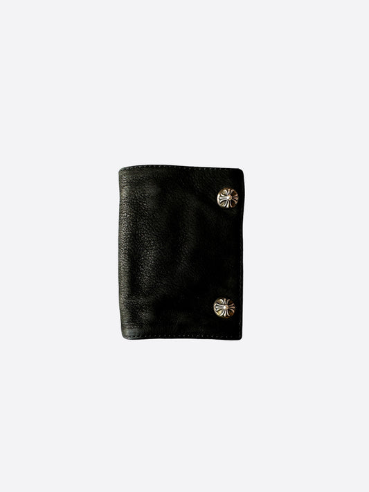 Chrome Hearts CH Inspired Leather Wallet