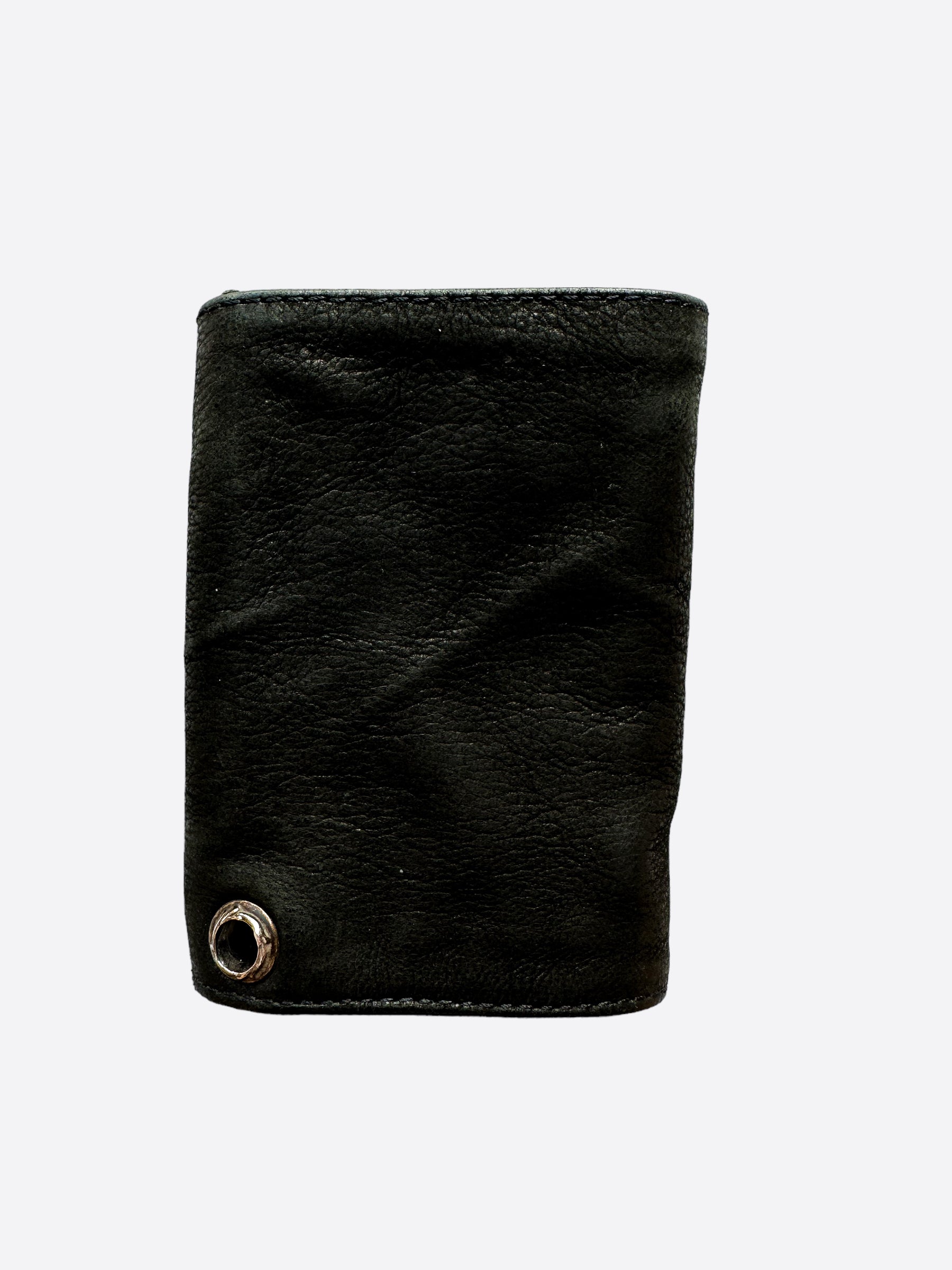Buy Black With Reflective Chrome Print Trifold Wallet Online – Urban Monkey®